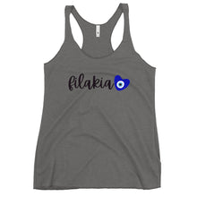 Cargar imagen en el visor de la galería, Women&#39;s Racerback Tank: Filakia-Black
