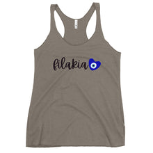 Cargar imagen en el visor de la galería, Women&#39;s Racerback Tank: Filakia-Black
