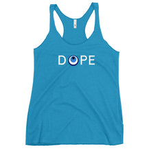 Load image into Gallery viewer, Women&#39;s Racerback Tank: DOPE-White
